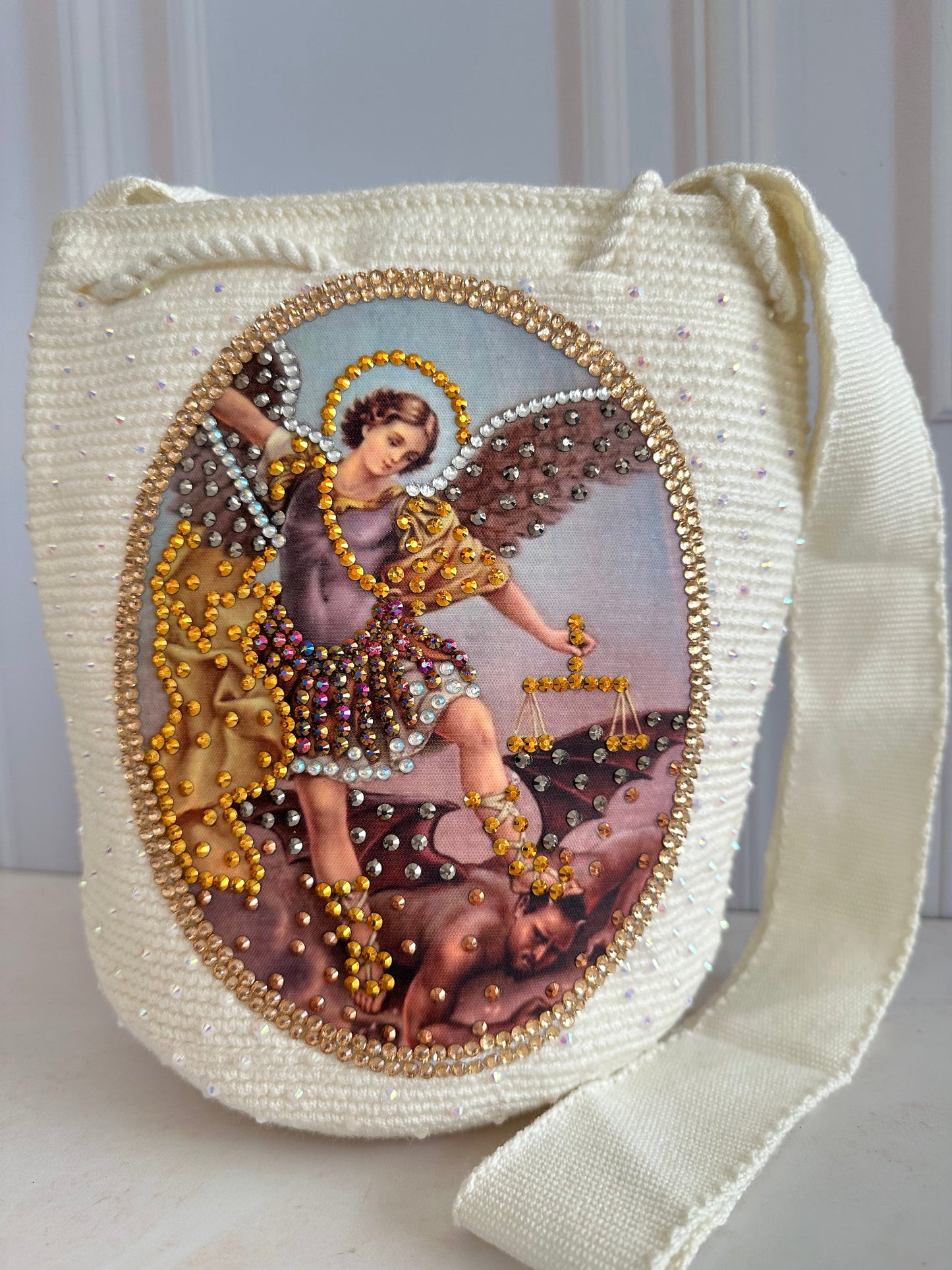 Mochila Wayuu San Miguel Arcangel - Mediana