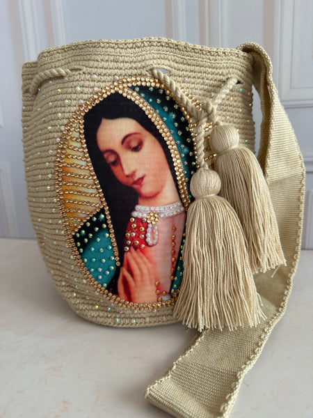 Bolso Wayuu Virgen María