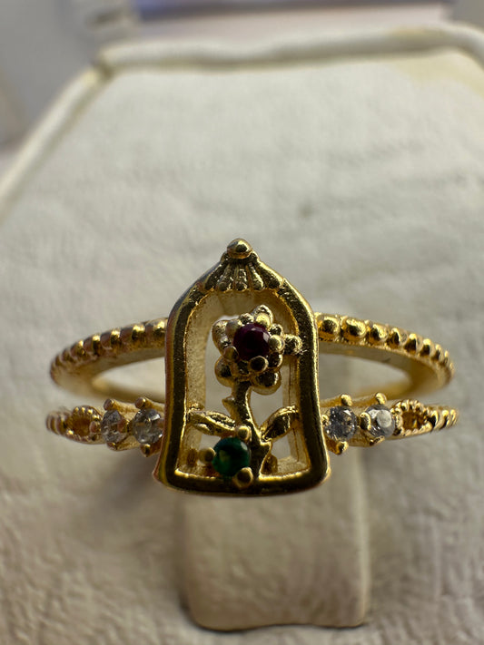 Anillo Cúpula de Rosa